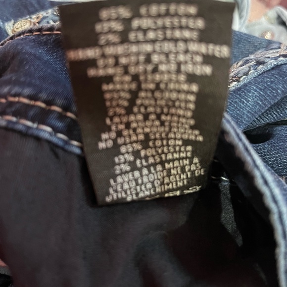 Grace Women's Dark Blue Boot Cut Jeans - Picture 7 of 8